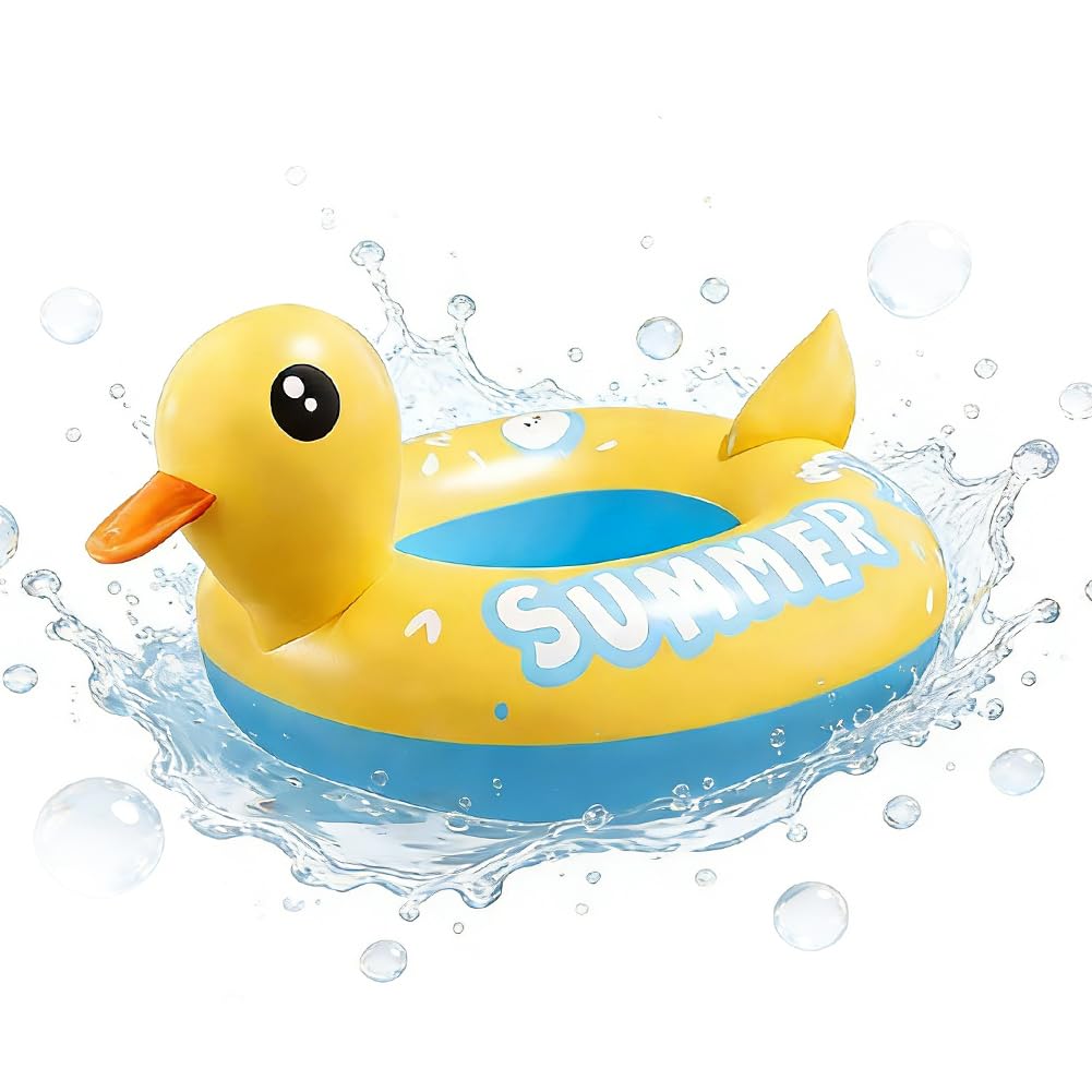 Inflatable Swimming Ring Circle, Pool Inflatables Pool Floats, Inflatable Swimming Rings, Pool Tubes Swimming Pool Toys Rubber Ring for Swimming Pool Beach Party Decorations, Duck