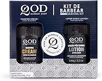 QOD Barber Shop - Kit para barba - Creme de Barbear 100g + Loção pós Barba 100g