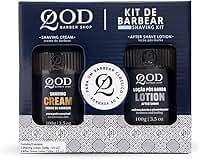 QOD Barber Shop - Kit para barba - Creme de Barbear 100g + Loção pós Barba 100g