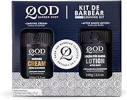 KIT Creme de Barbear e Loção Pós Barba - QOD BARBER SHOP