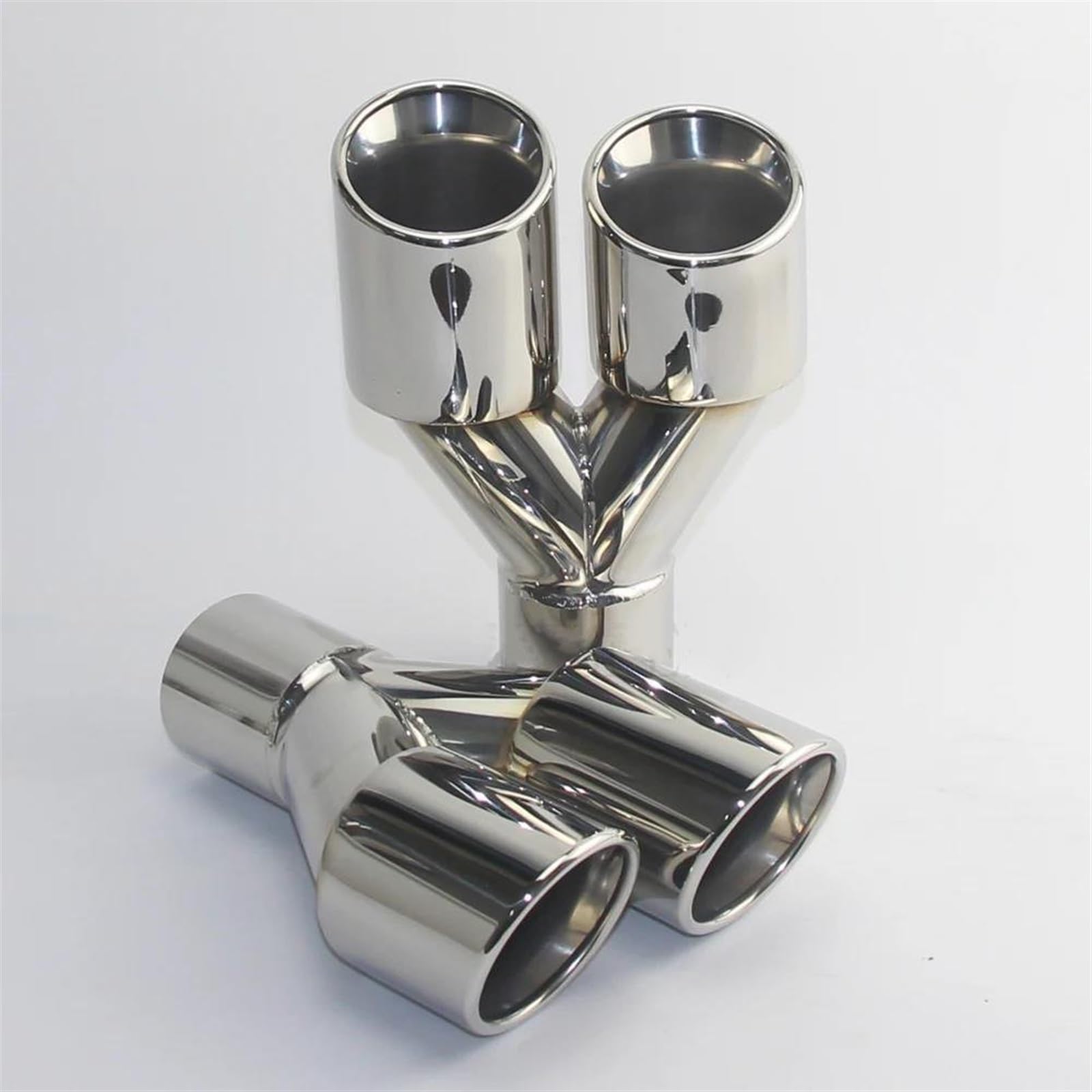 Tuyau d'échappement double Y en inox pour sublimer l'allure de votre voiture - 6