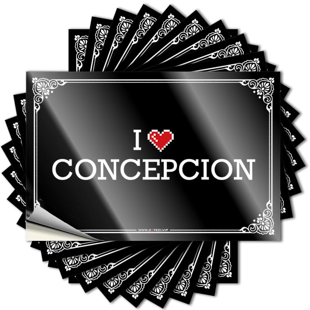 I Love Concepcion Coastal Teenage Room Decor - Decals Hard Removable Vinyl Decal(6X9CM)