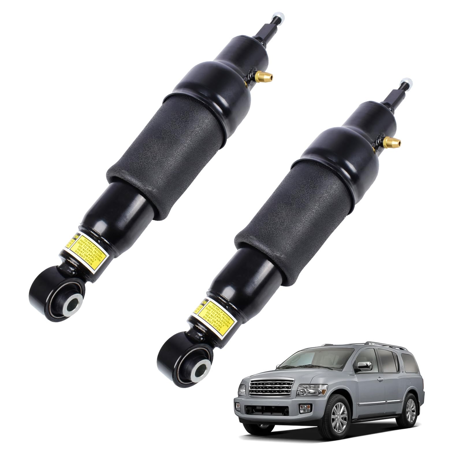 rear air shock absorber strut fit for infiniti qx80 2014-2023, for infiniti qx56 2011-2013, for nissan armada 2017-2023 replaces e6210-1la8a, e6210-5zw0a?without hydraulic?