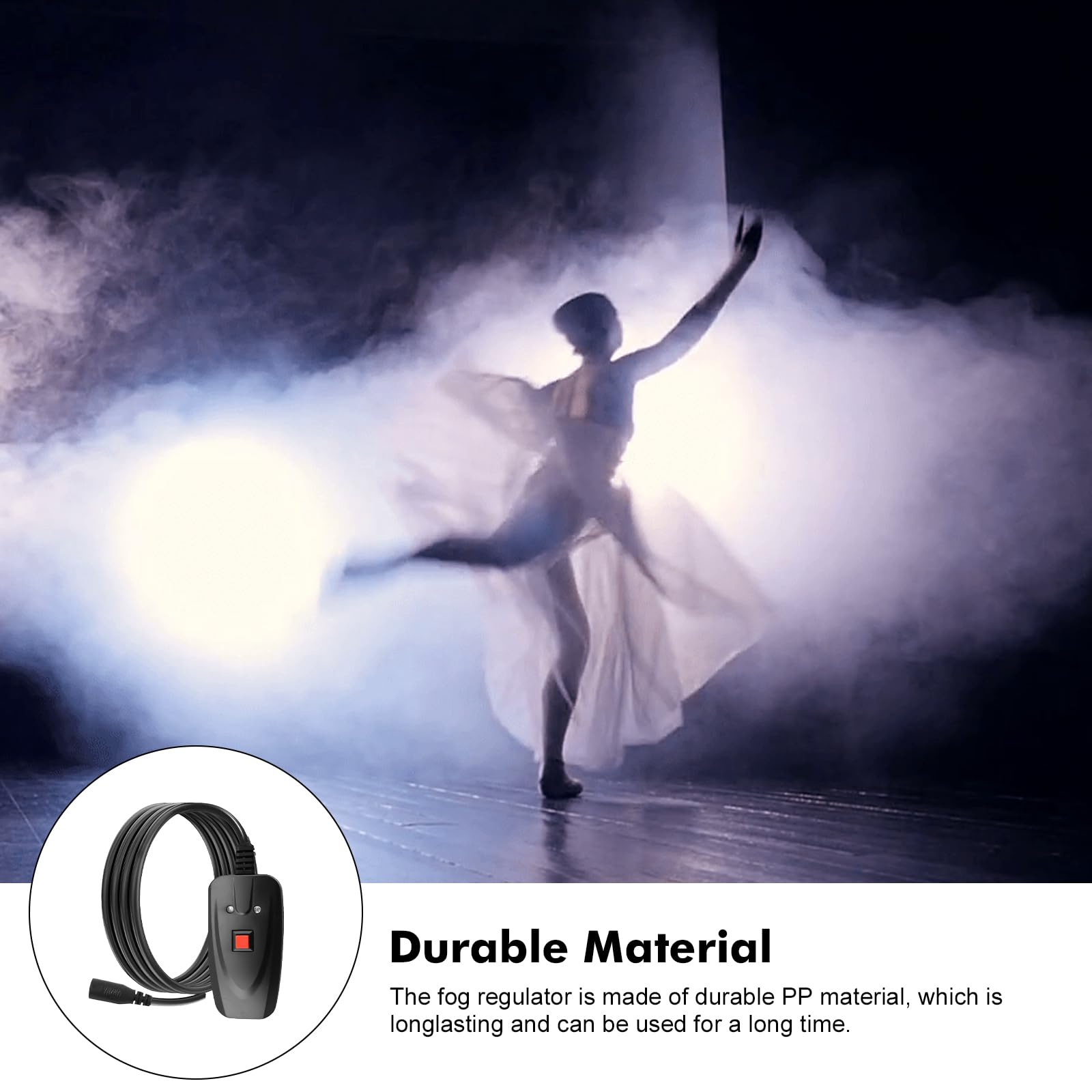 Controllo remoto portatile a 3 pin per macchina del fumo da 400 W, 900 W, 1500 W, telecomando per macchina del fumo, ricevitore per macchina del fumo, per Halloween, Natale, matrimoni, spettacoli