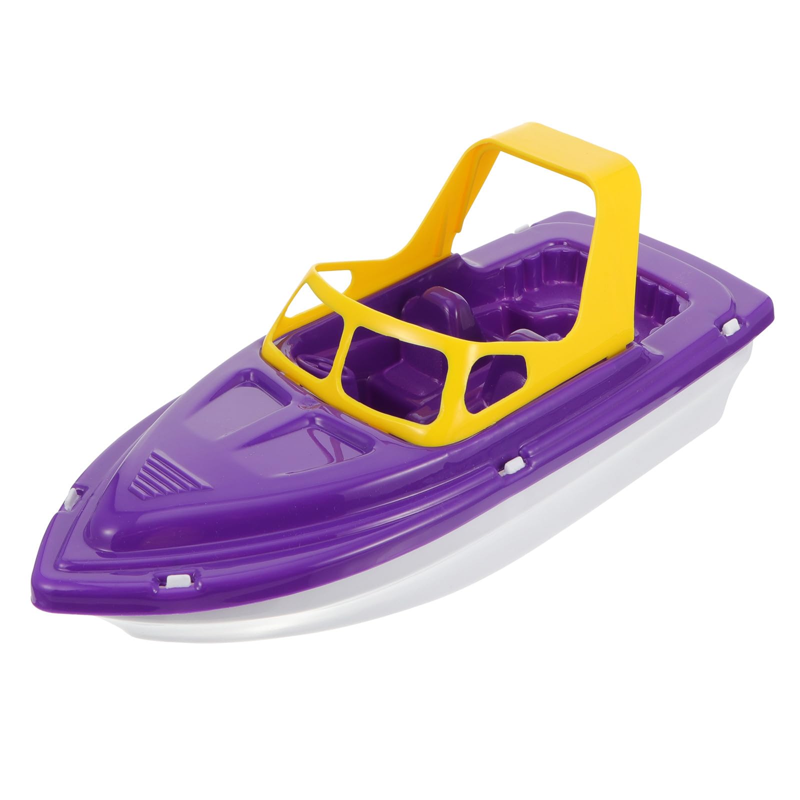 SHINEOFI Kids Bath Boat Floating Speedboat for Toddlers - Purple Sailboat Water Toy - Fun Bathtub and Pool Toys for Baby Bath Time and Water Play