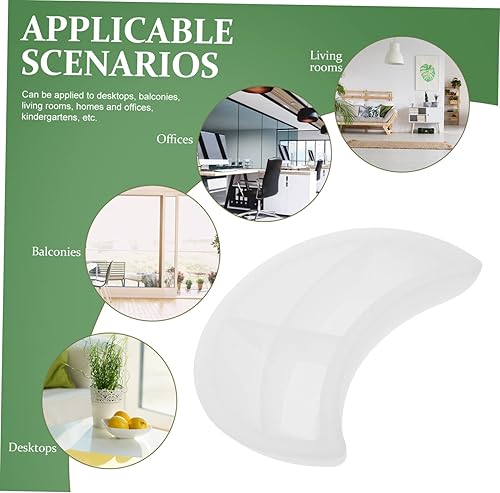 Miniatura 6 de EXCEART 7 piezas de soporte de joyería epoxi resina silicona luna bandeja joyería tarro llavero bandeja de joyería joyería de silicona resina epoxi