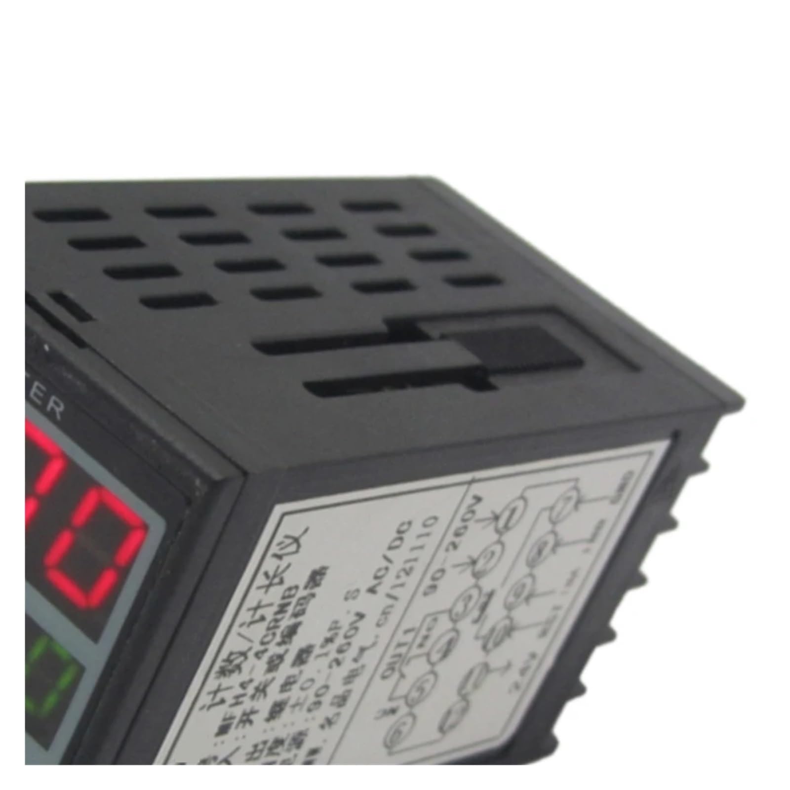 Zählerlängenzähler, 4 digitale multifunktionale 90–260 V AC/DC voreingestellte Relaisausgänge