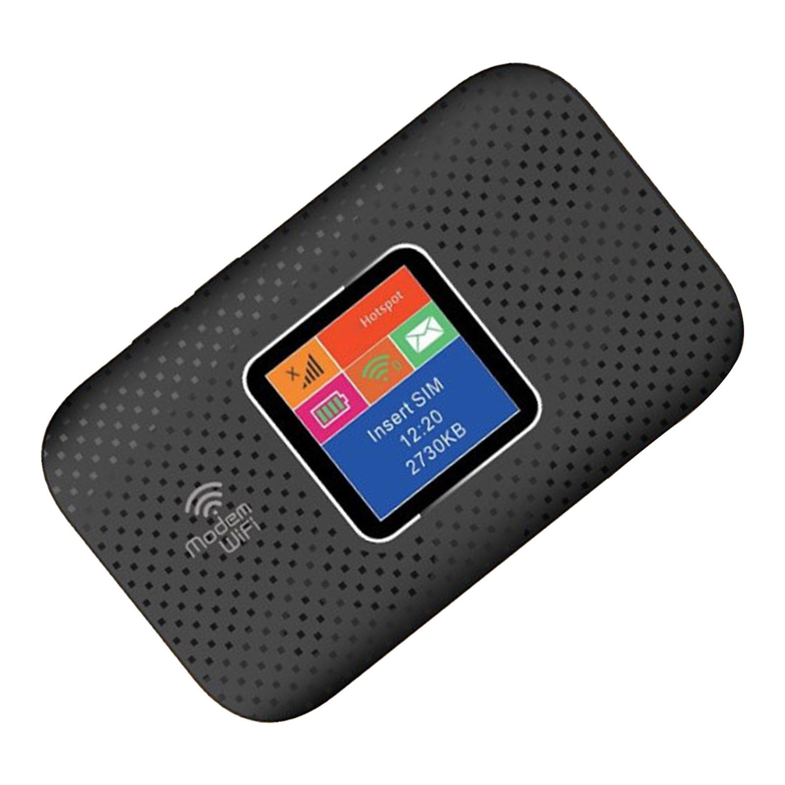 4G LTE Portable Wi Fi Hotspot with Display, 300Mbps Travel Mobile Hotspot Device with SIM Card Hotspot Router Up to 10 Users-image-48
