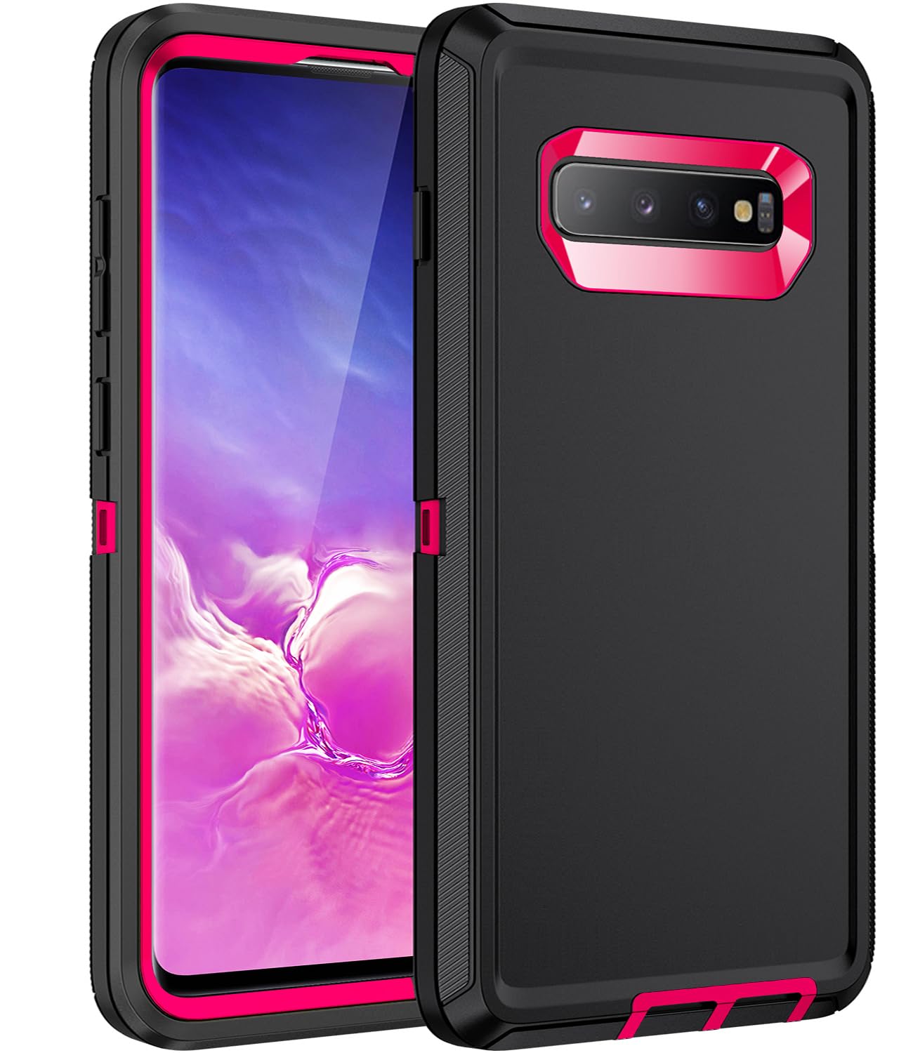 Regsun for Galaxy S10 Case,Shockproof 3-Layer Full Body Protection [Without Screen Protector] Rugged Heavy Duty High Impac...