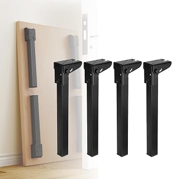 Metal Furniture Legs,Folding Table Legs Couch Legs Replacement Parts Dining Bed Cabinet Support Feet14"