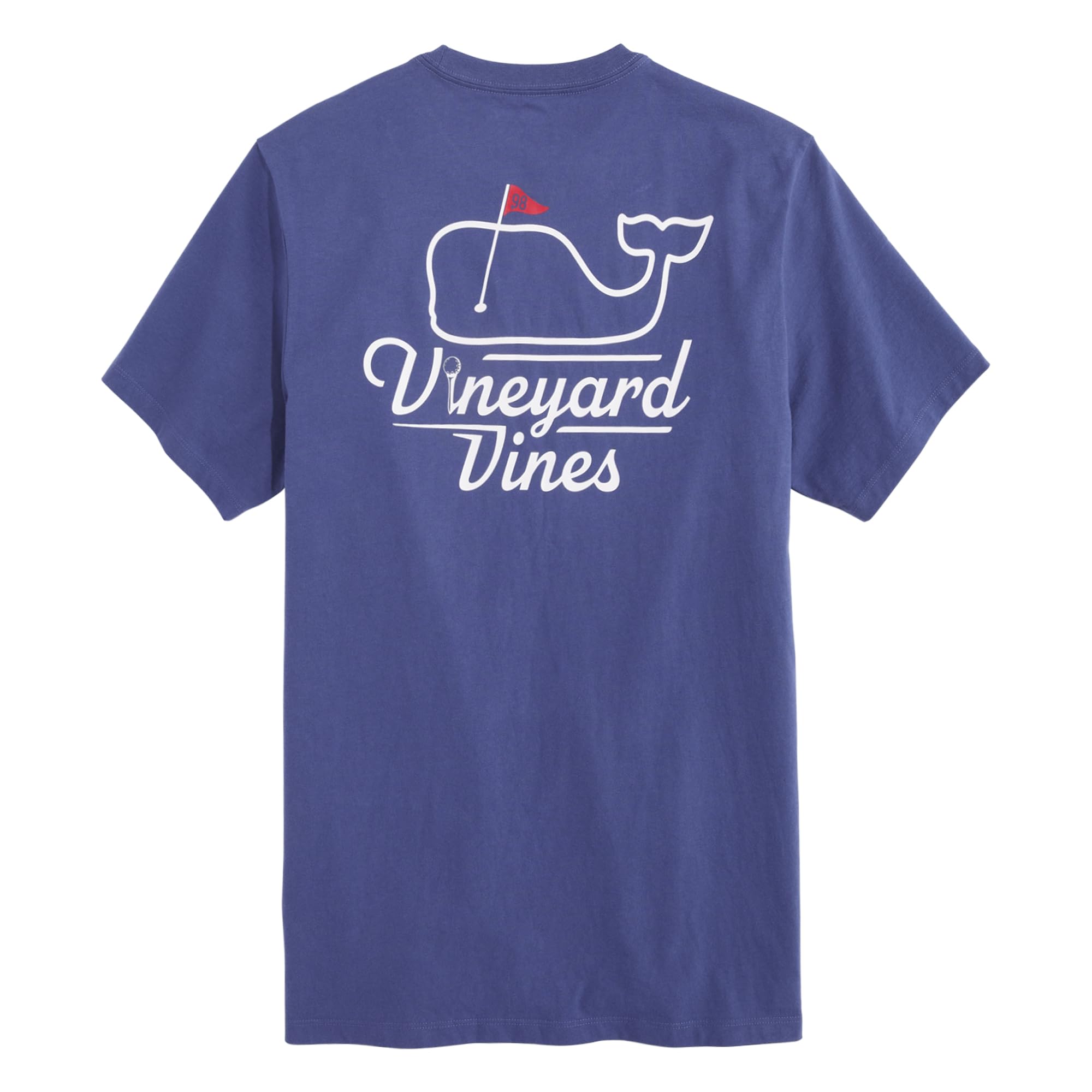 vineyard vines Men's Golf Flag Short-Sleeve Tee, Moonshine, XXL