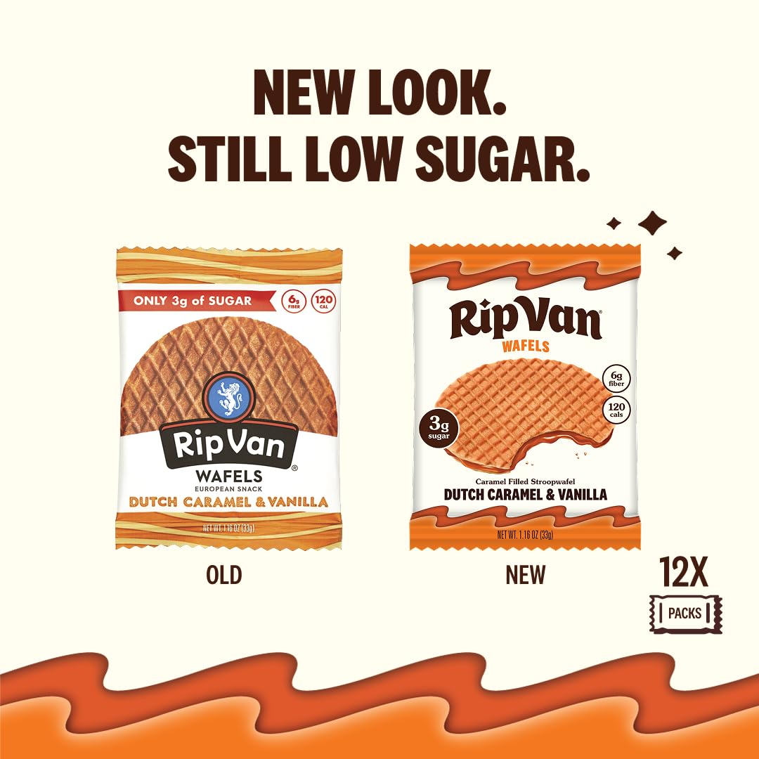 Best Healthy Snack - Rip Van Wafels Dutch Caramel & Vanilla Stroopwafels Review