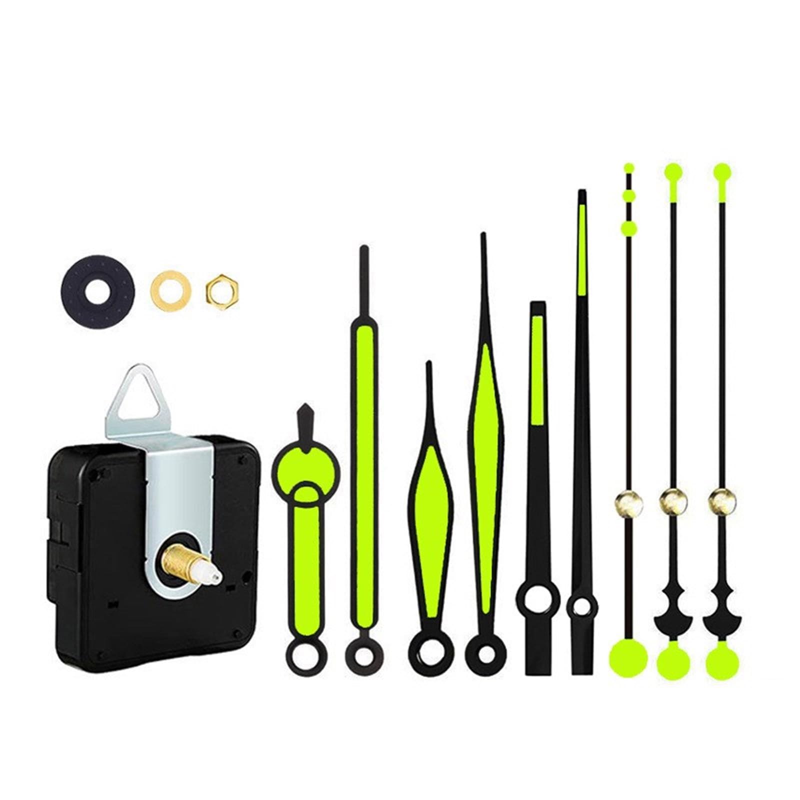 YPBEW Quiet and Accurate Clock Movement Replacement Clock Mechanism Easy Installation Set with Hands Watch Accessories