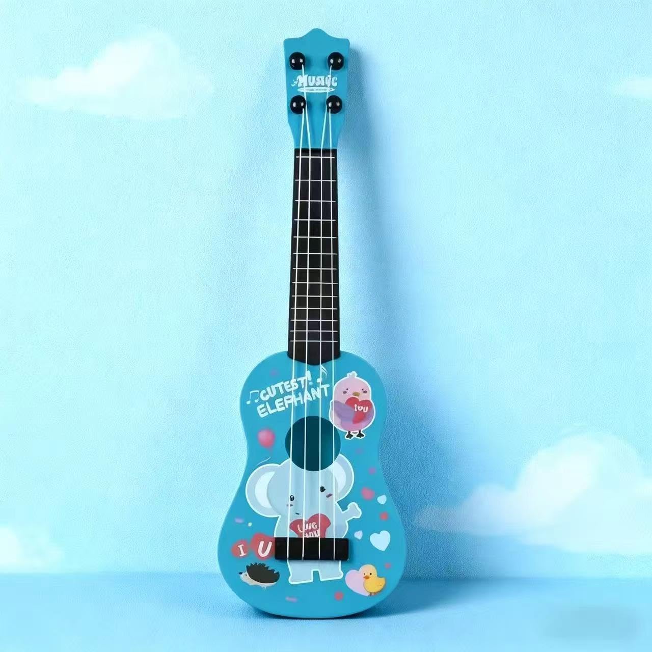 Ukulélé Guitare - Imitation instrument musique youkoulélé bois - Janod