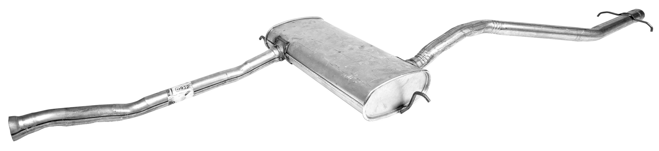 Walker SoundFX 18932 Direct Fit Exhaust Muffler 2" Inlet (ID) 2.125" Outlet (ID) for Volvo S70