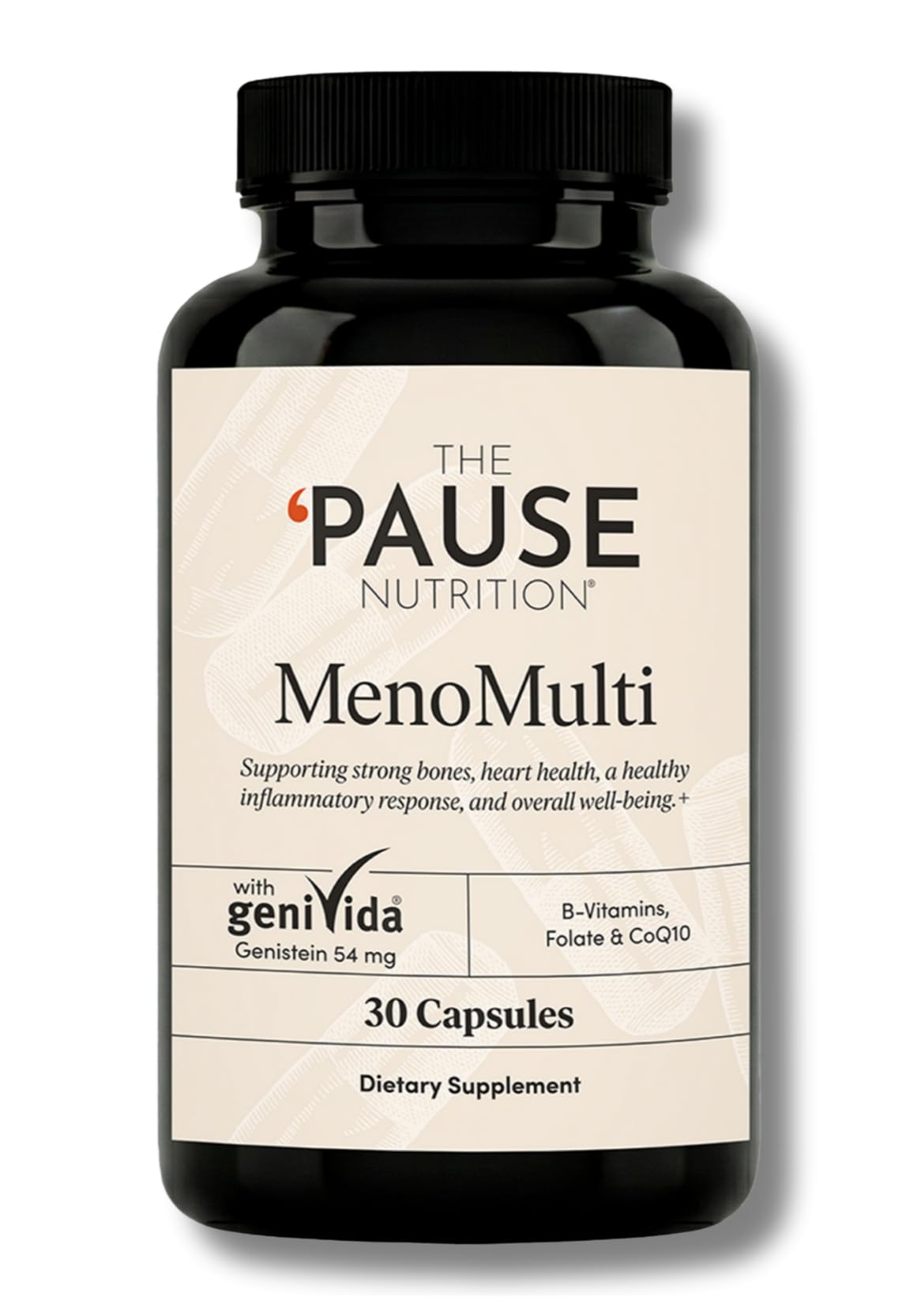 The 'Pause Life MenoMulti, Bone, Hair & Skin + Genistein, 30 Capsules