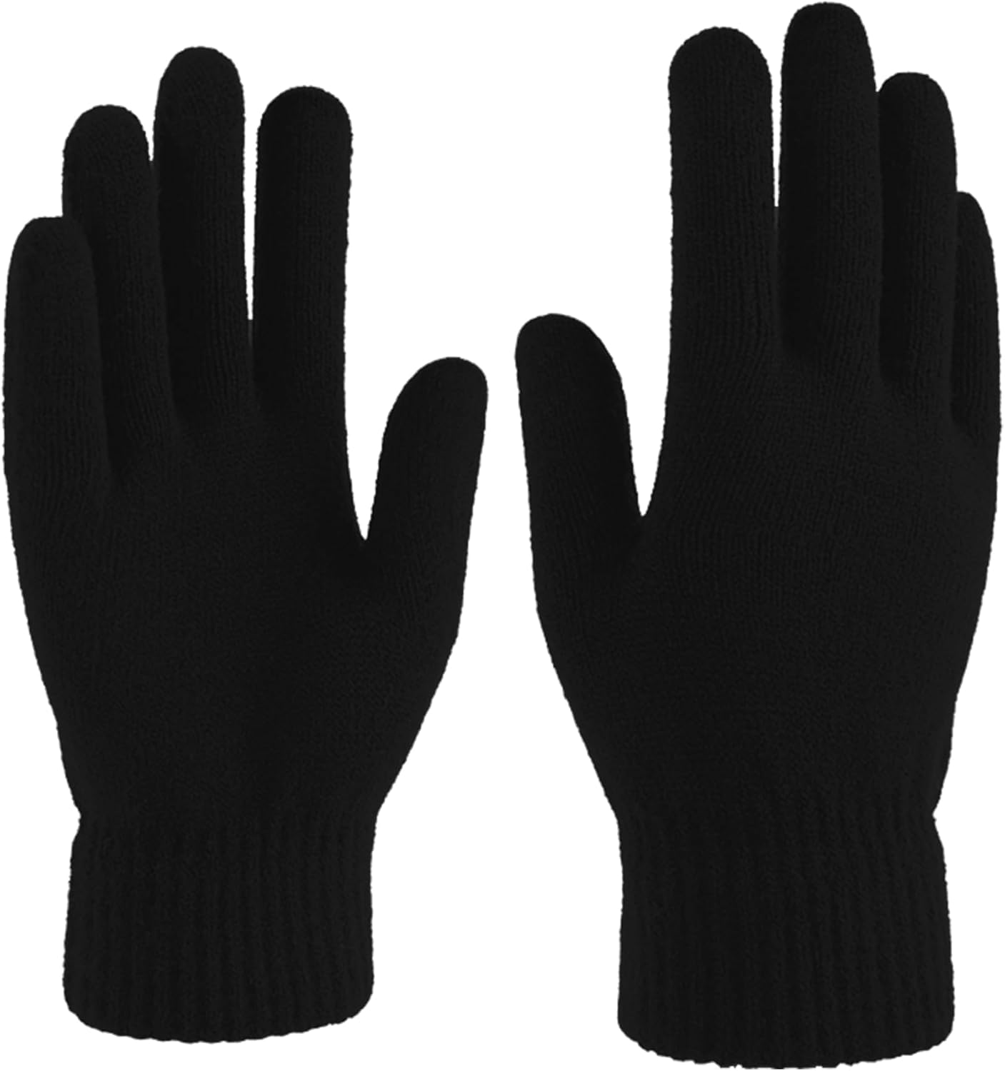 DOOVID Adult Magic Gloves - Warm Stretch Knitted Full Finger Gloves for Women Men - Image 3