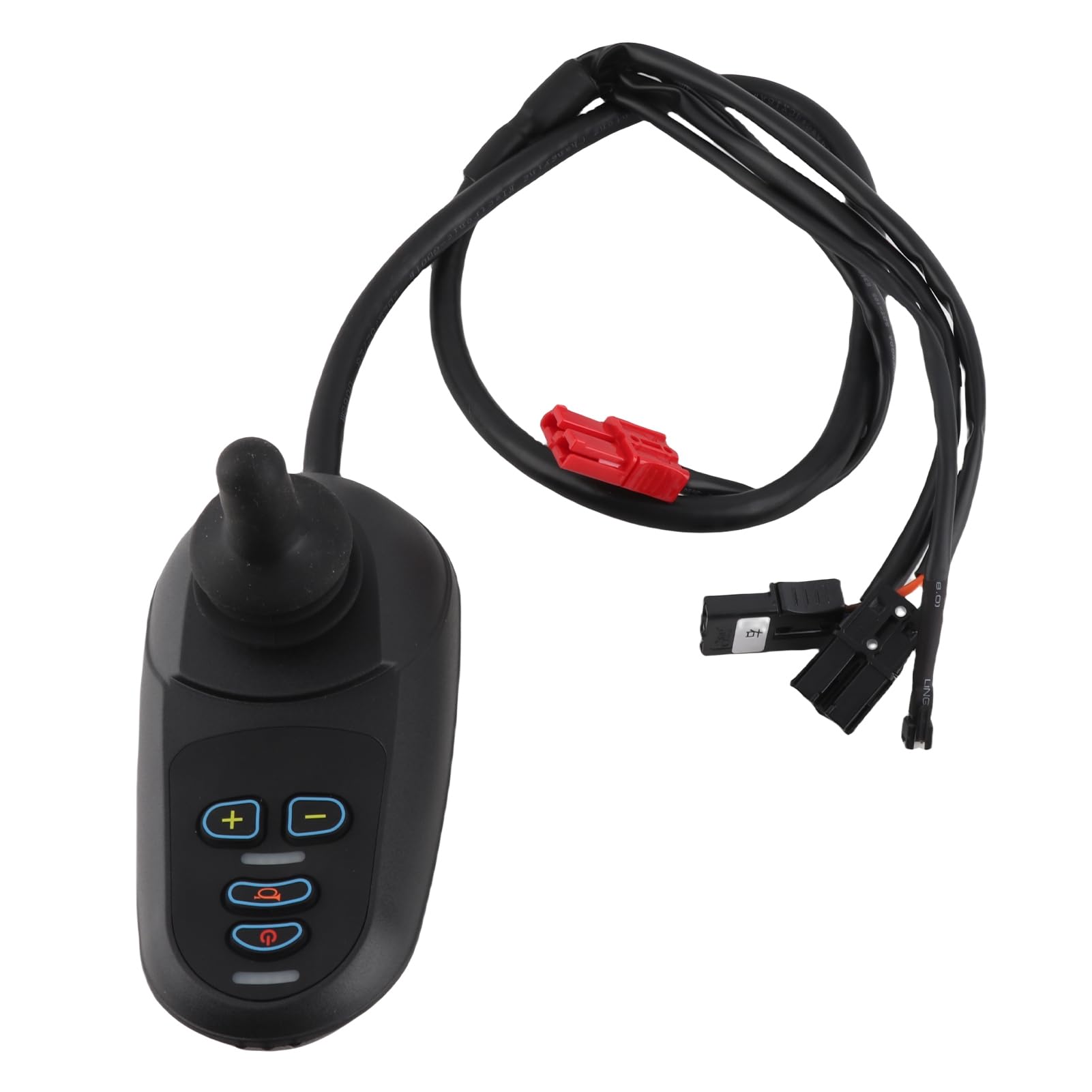 Goshyda Controlador de Palanca de Mando para Silla de Ruedas Eléctrica 45A DC 24V Controlador de Freno para Silla de Ruedas para Seguridad, Mejor para Control, Múltiples Funciones