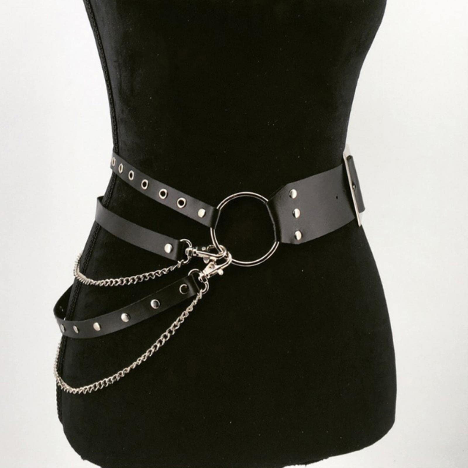 GINZI leather chain belt平成punk archive GINZI leather chain belt平成punk archive GINZI leather chain