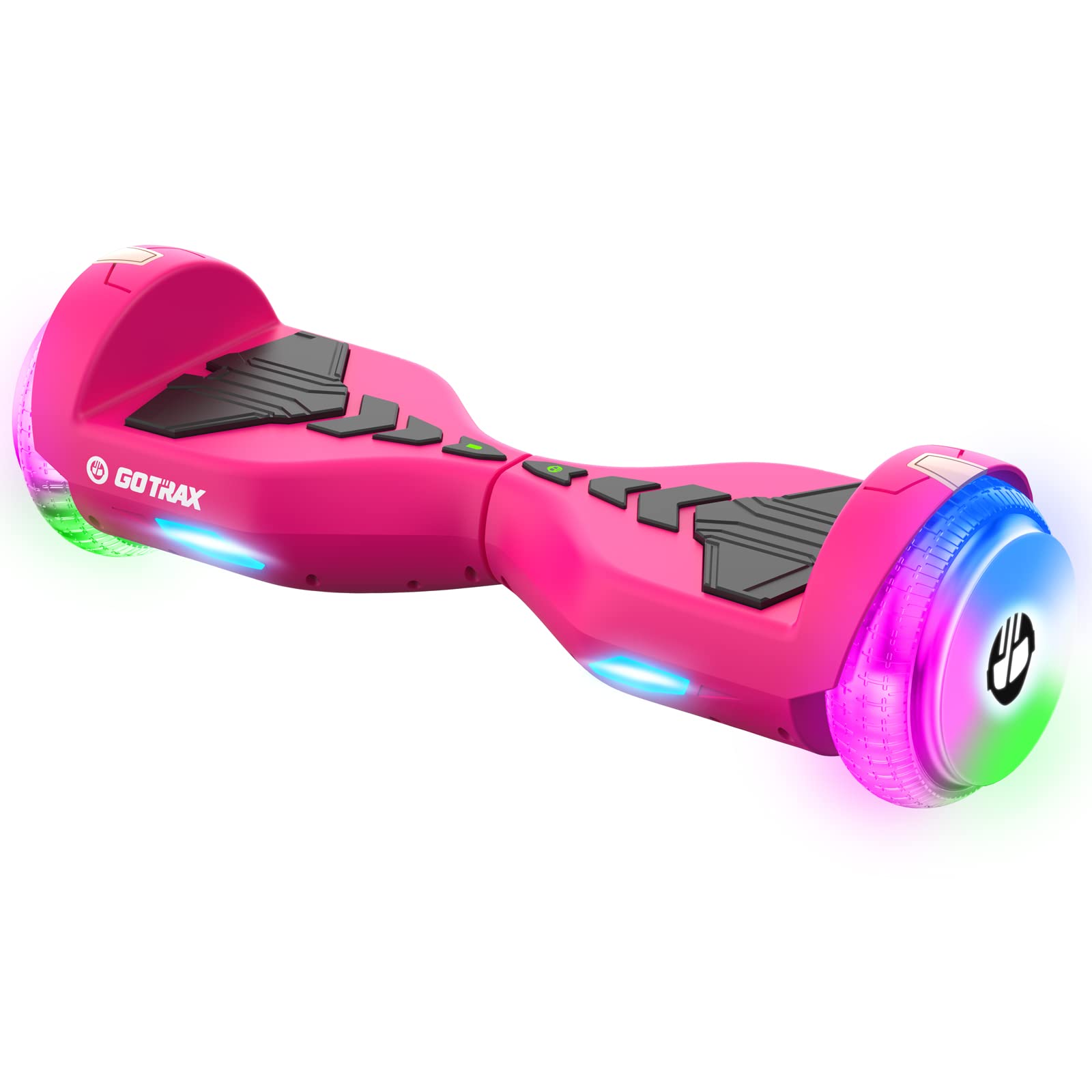 Photo 1 of SEE NOTE Gotrax Pulse Max Hoverboard with 6.5" Luminous Wheels, Music Speaker and 7mile Range & 6.2mph, UL2272 Certified, Dual 250W Motor and 93.6Wh Battery Self Balancing Scooters for 44-176lbs Kids Teens pink