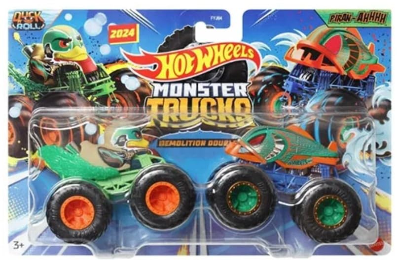 Amazon.co.jp: Hot Wheels モンスタートラック デモリションダブルス 
