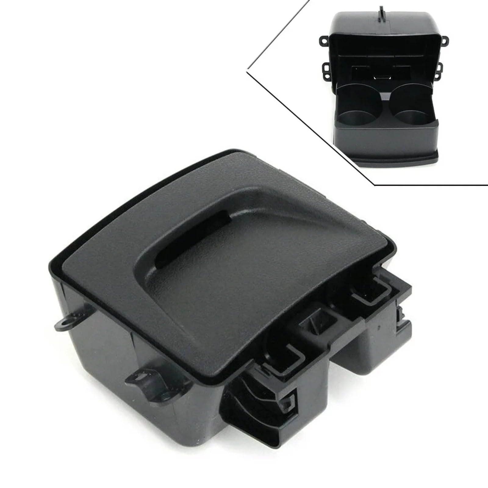 Consola Central Soporte Consola Central Del Coche Apoyabrazos Taza Trasera Portavasos Portabotellas GB5Z7813562BA Compatible Con Ford Para Explorer 2016-2018