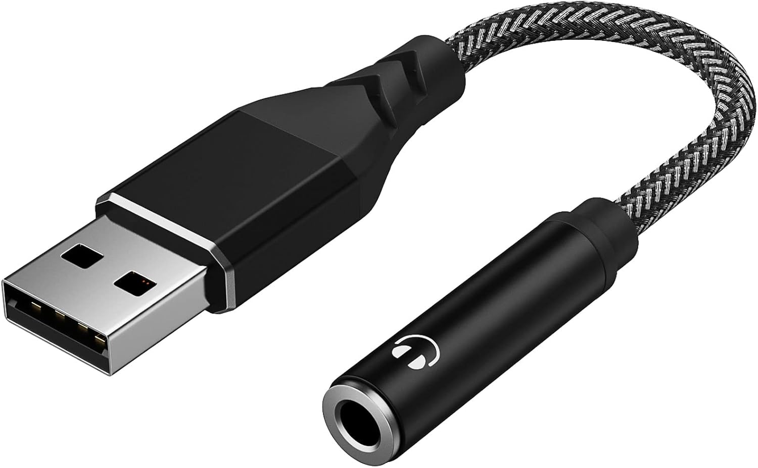 USB to Audio Jack Sound Card Adapter,USB to 3.5mm Jack