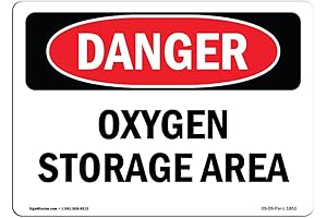 OSHA Danger Sign - Oxygen in Use Sign - Protect Your Workplace...