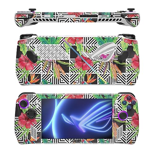 Image of MightySkins Skin Compatible with Asus ROG Ally - Pop Hibiscus | Protective, Durable, and Unique Vinyl Decal wrap Cover | Easy to Apply, Remove, and Change Styles