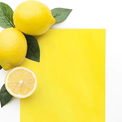 Miniatura 4 de 50 hojas de cartulina amarilla de gota de limón de 8.5 x 11 pulgadas, 92 libras, papel de cartulina amarilla de 92 libras para manualidades y