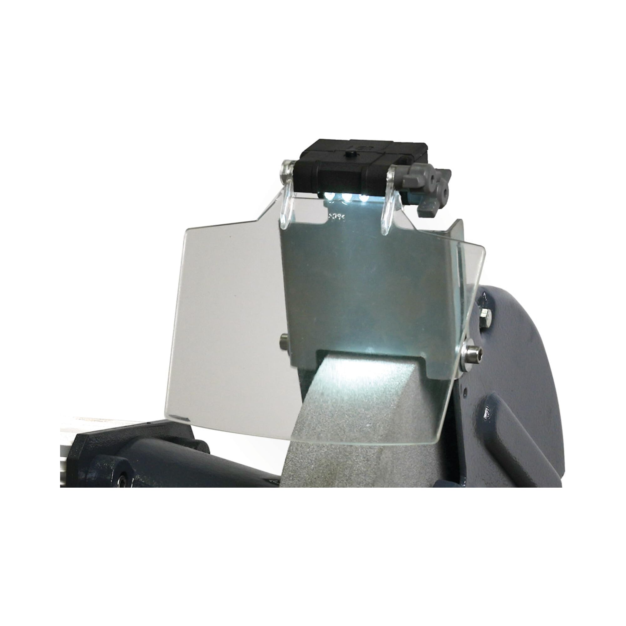 Optimum Doppelschleifmaschine OPTIgrind GU 18 (2 Schleifscheiben fein+grob, Funkenschutz, wartungsfreier Motor, hohe Laufruhe, bruchsicheres Material, Biegemaschine) 3101510