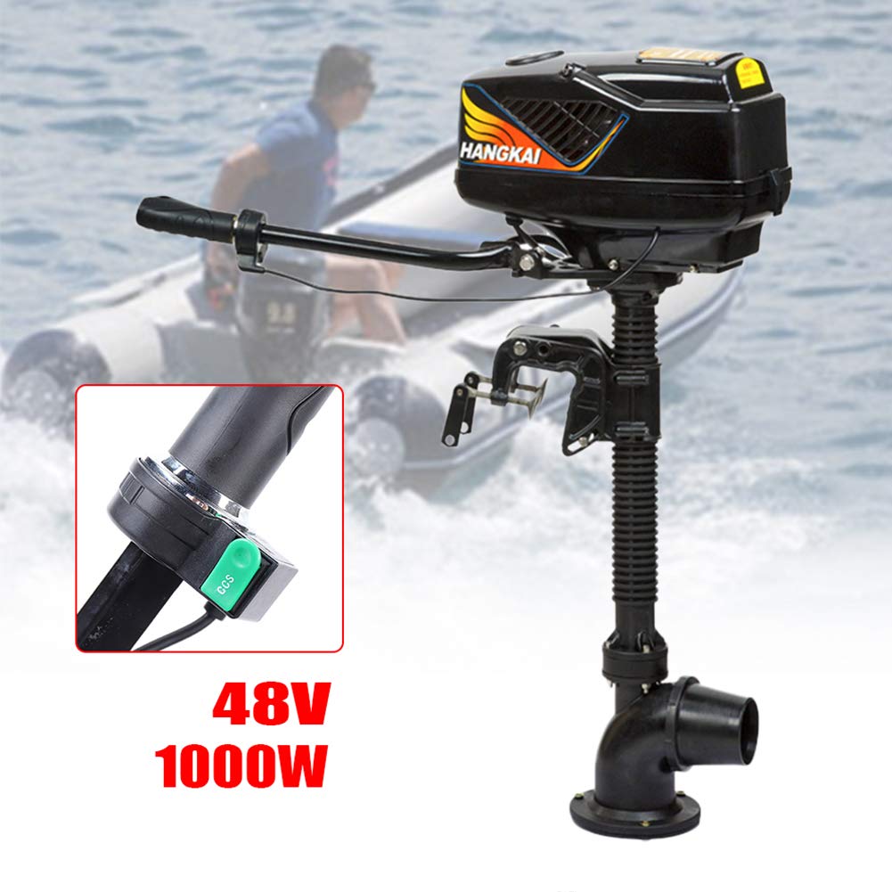 Buy TBVECHI 4.0HP 48V 1000W Electric Outboard Motor Jet Pump Boat Motor
