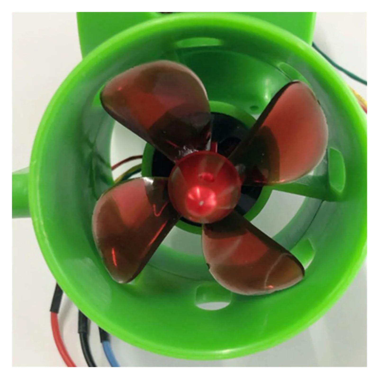Motor sin escobillas de 12-24 V 20 A, propulsor Submarino 4 Palas, Accesorio for Barco Cebo RC, , Robot(Clockwise)