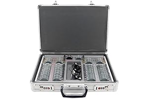 Kaloxi Trial Lens Set for Optometrists - 104 Optical Lenses with Metal...
