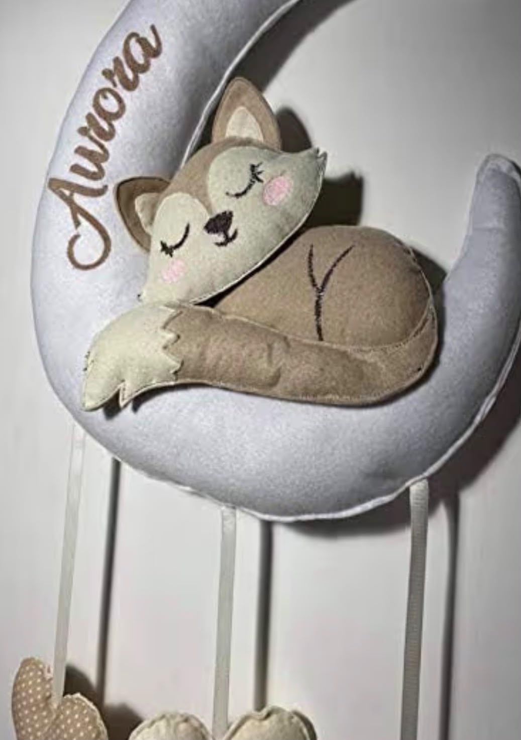 Fiocco Nascita Personalizzato Tema Volpe su Luna - Coccarda nascita con nome personalizzato - Fatto a mano - Made in Italy - Handmade - Pri Frog