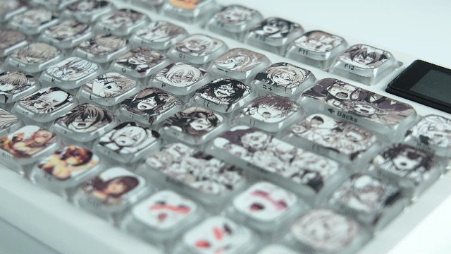 Aimi★ Amazon.com: XVX Low Profile Anime Keycaps, Transparent