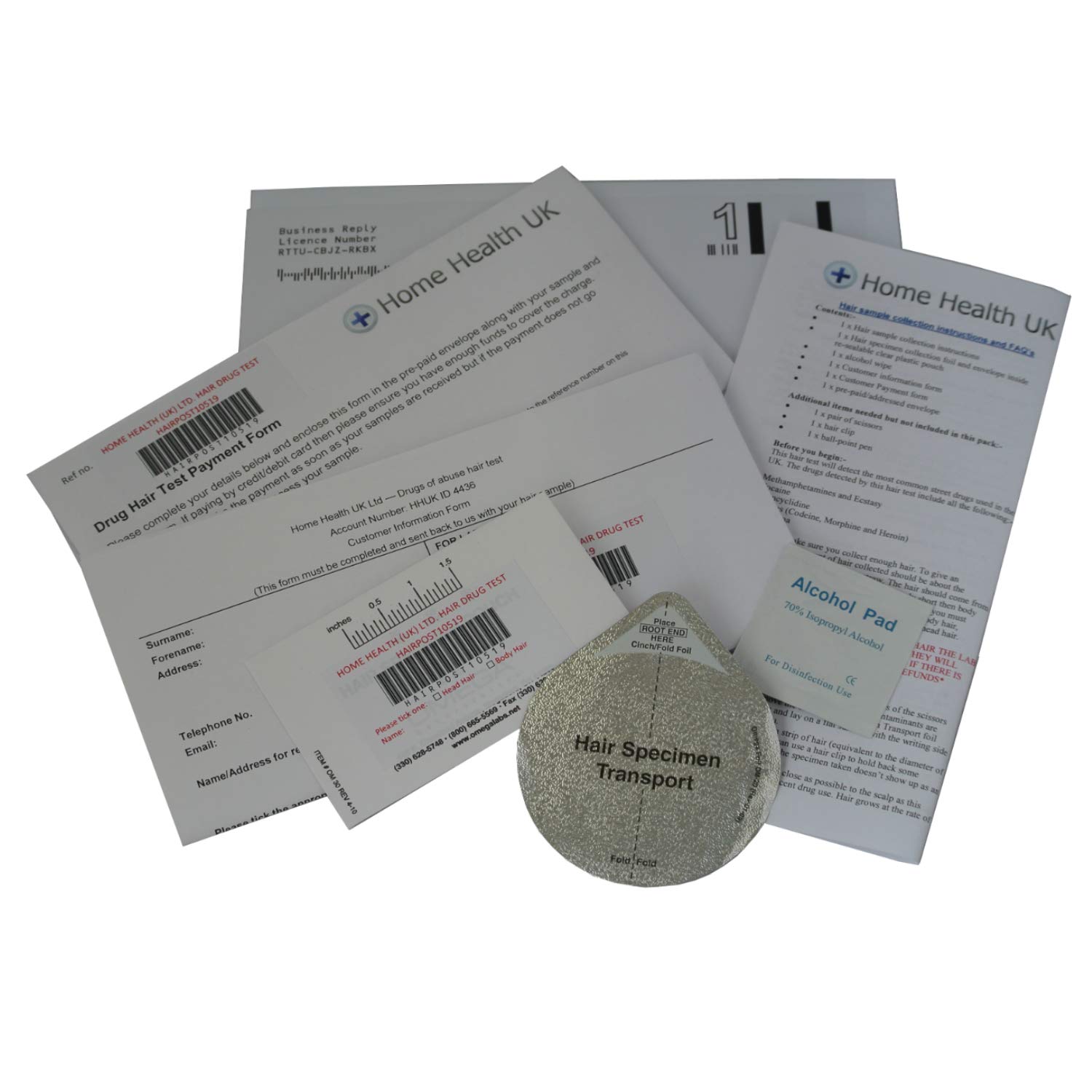 Buy Omega Postal Hair Drug Test Kit Online at desertcartINDIA