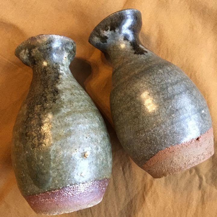 希少！経年70年以上 年代物 徳利 酒器 陶器 焼物 一輪挿し 花瓶 花器 骨董 経年70年以上 年代物 徳利 酒器 陶器 焼物 一輪挿し 花瓶 花器 骨董