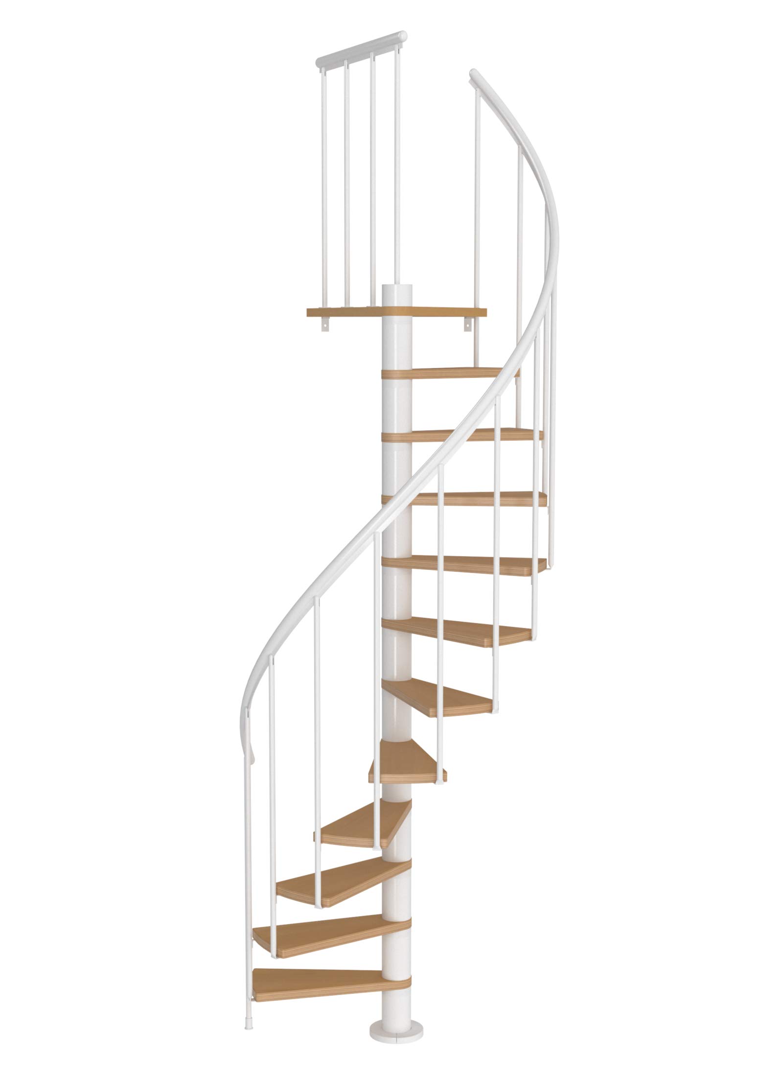 Dolle White Calgary Loft Spiral Staircase Kit 1200Mm Diameter (In Stock)