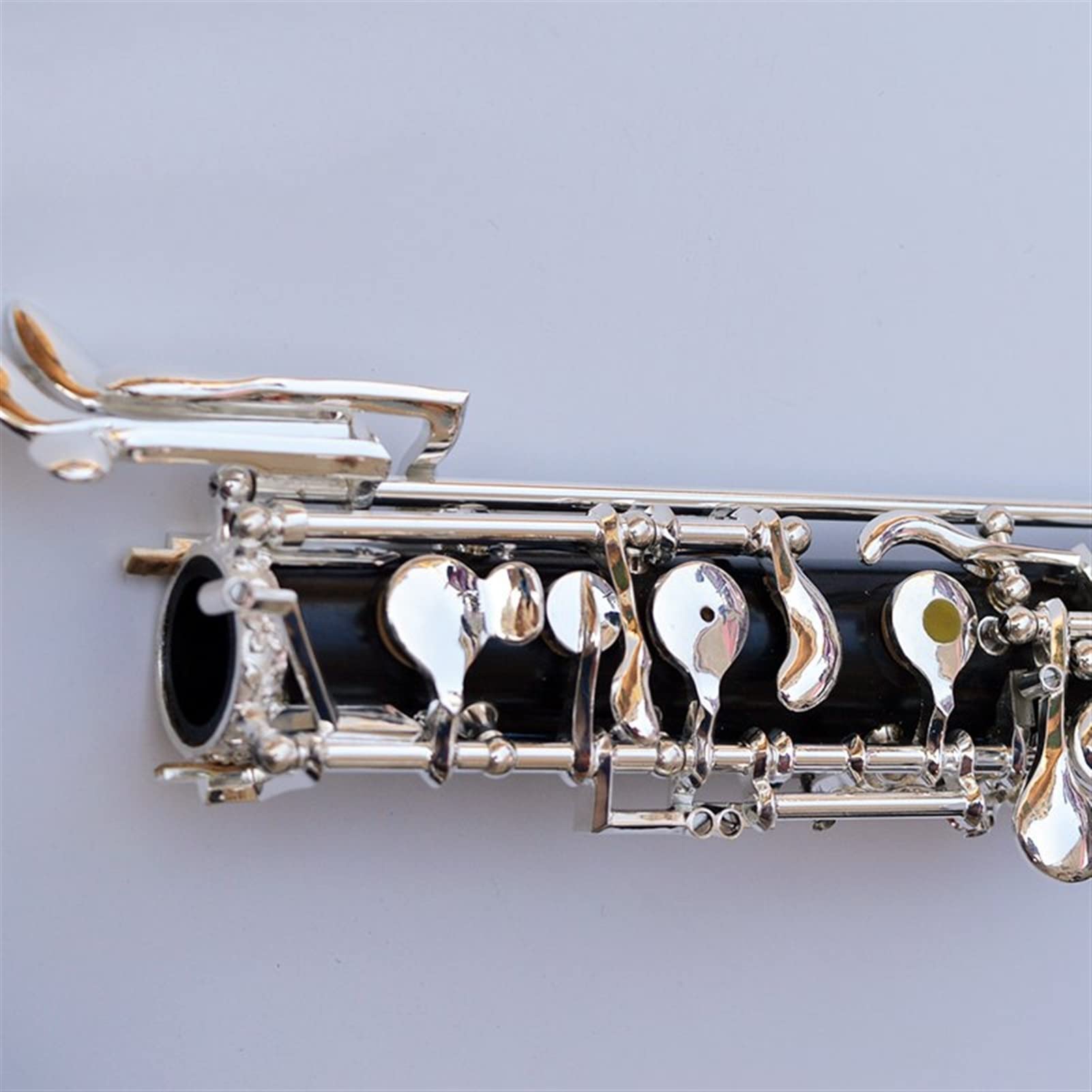 ZUZU Profesional C Key Oboe De Ébano Semiautomático Totalmente Totalmente Automático De Oboe Estilo Cupronickel Plateado Plata Piezas de Oboe (Color : Fully Automatic)