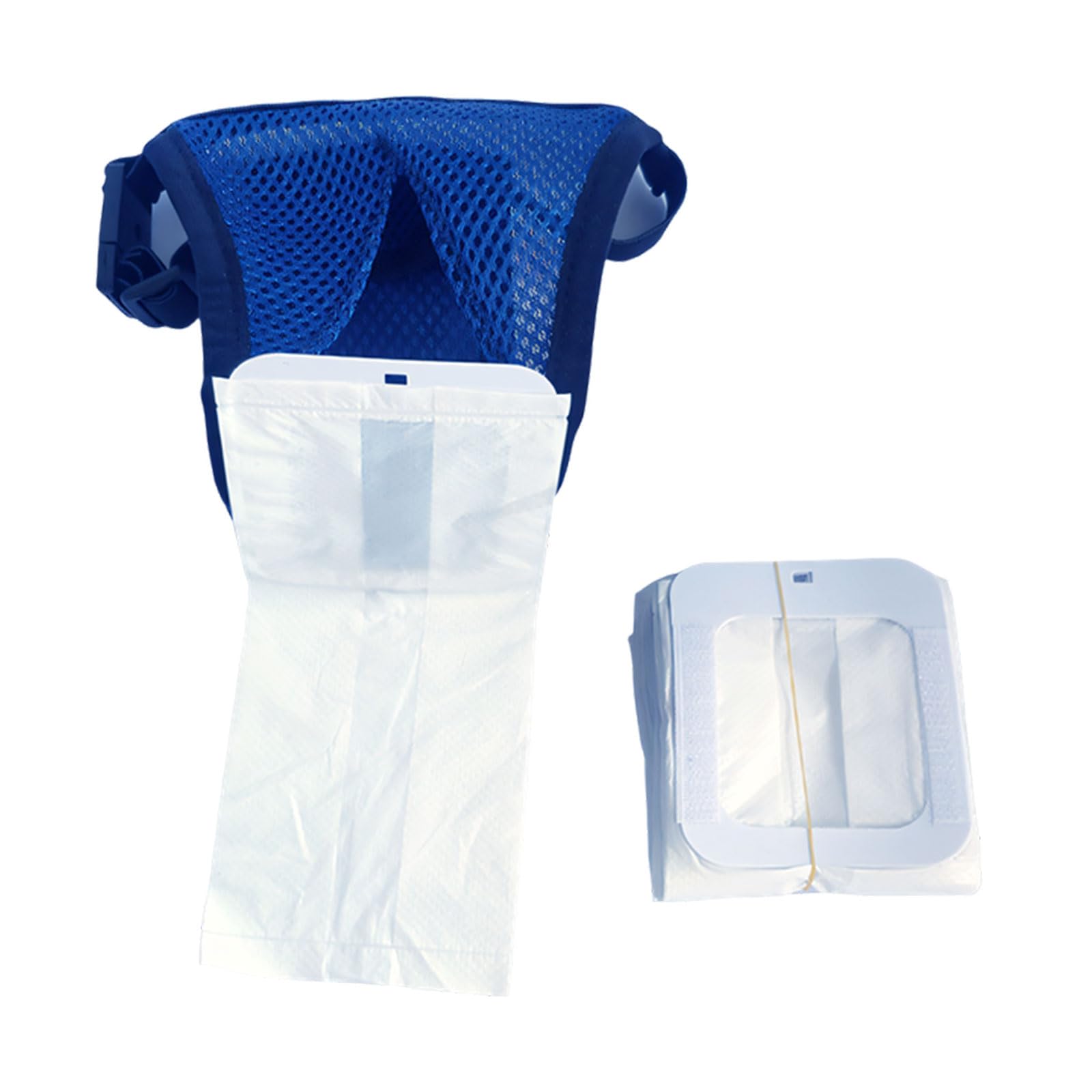 XuQiZZpp 11PCS Washable Canine Waste Holder Shorts For Mature Pets Featuring Detachable Design And 10 Included Bags