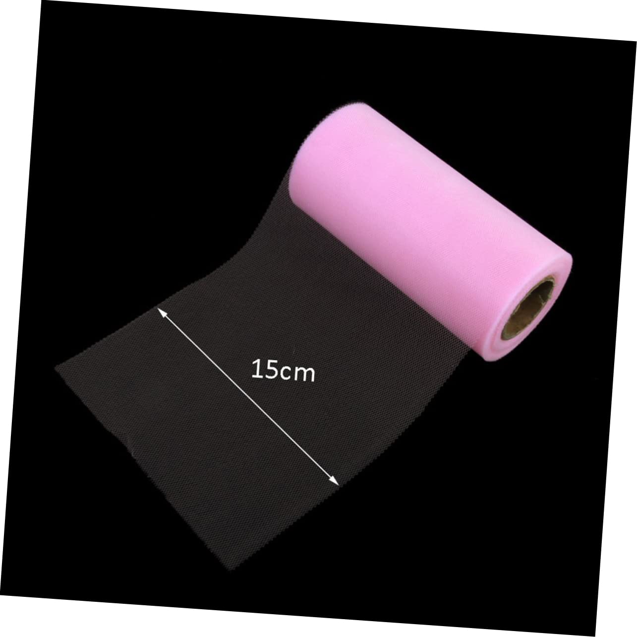 Roll DIY Tutu Craft Wedding Decor Drapes Ribbon Decorative Rope Decorations Bouquets Net Material Burlap Runner for Table Burlap Fabric Dress Party Decor Spool Wedding Tulle Pink VILLFUL