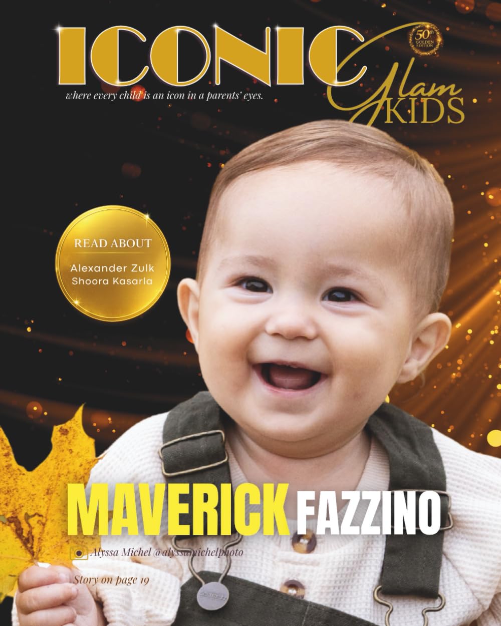 Iconic Glam Kids Golden Edition: Baby/Toddler Issue