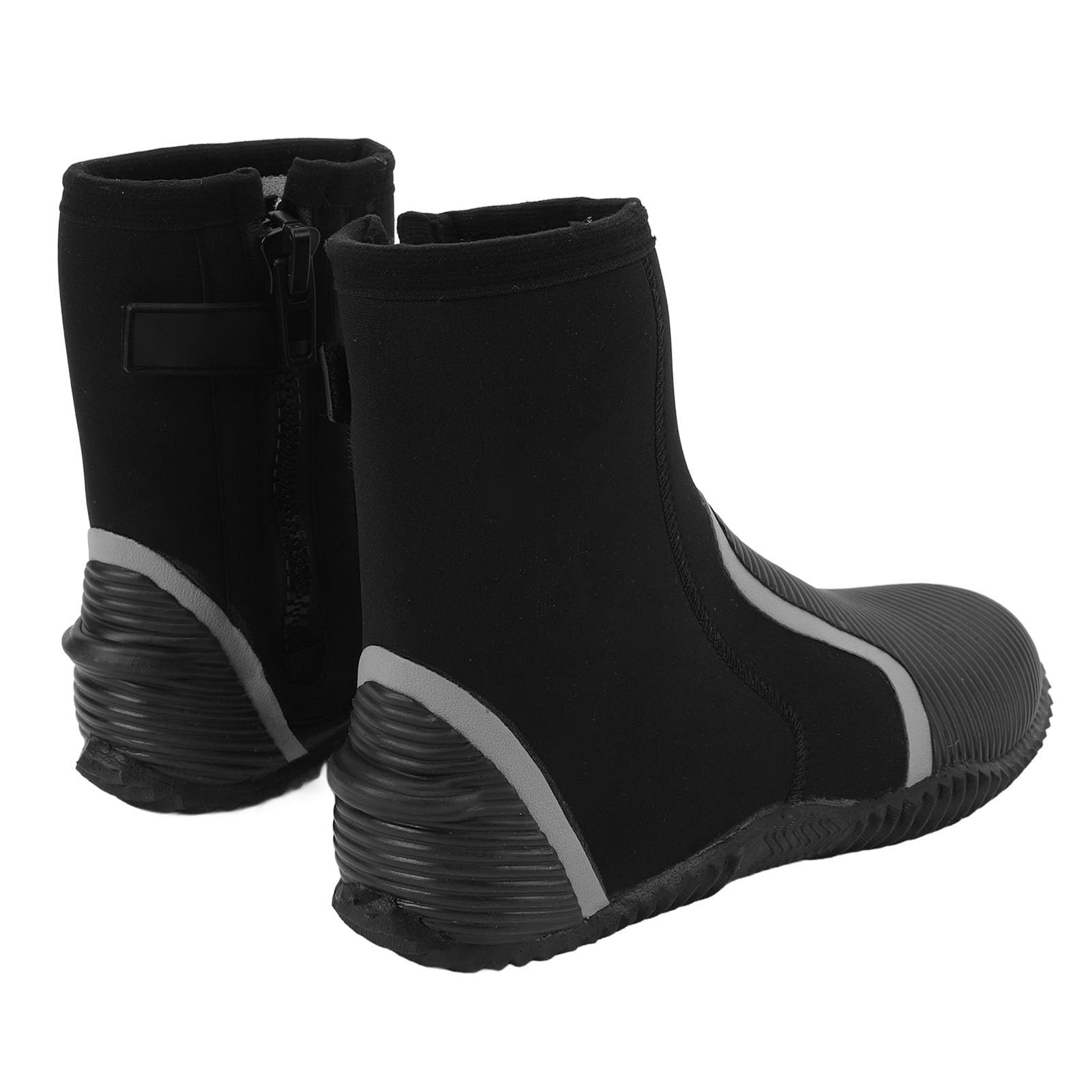 Calzari da Sub Professionali, Neoprene da 5 Mm con Suola Antiscivolo e Fodera Morbida, per Immersioni Subacquee, Snorkeling, Surf, Rafting e Altri Sport Acquatici