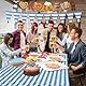ALEGRE® Oktoberfest Deko Girlande Banner, 2 Stück Bayrische Deko Girlande Wimpelkette, Edelweiss Bier Dirndl Brezel Lederhose Bayern Deko Oktoberfest Party Girlanden für Bayerische Deko Thema Party
