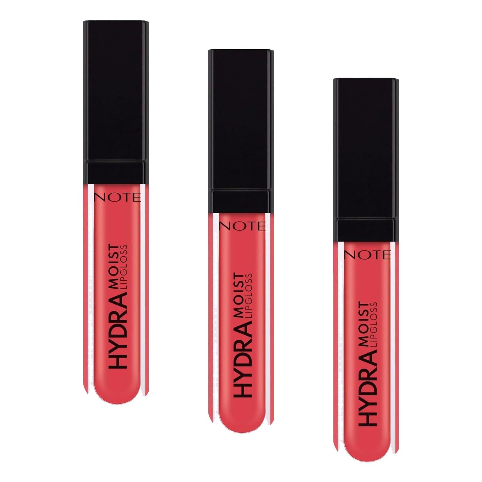 Note Cosmetics Hydramoist Lipgloss Nemlendirici Dudak Parlatıcısı - 06 It's Fantastic - Pembe (3 paketi)