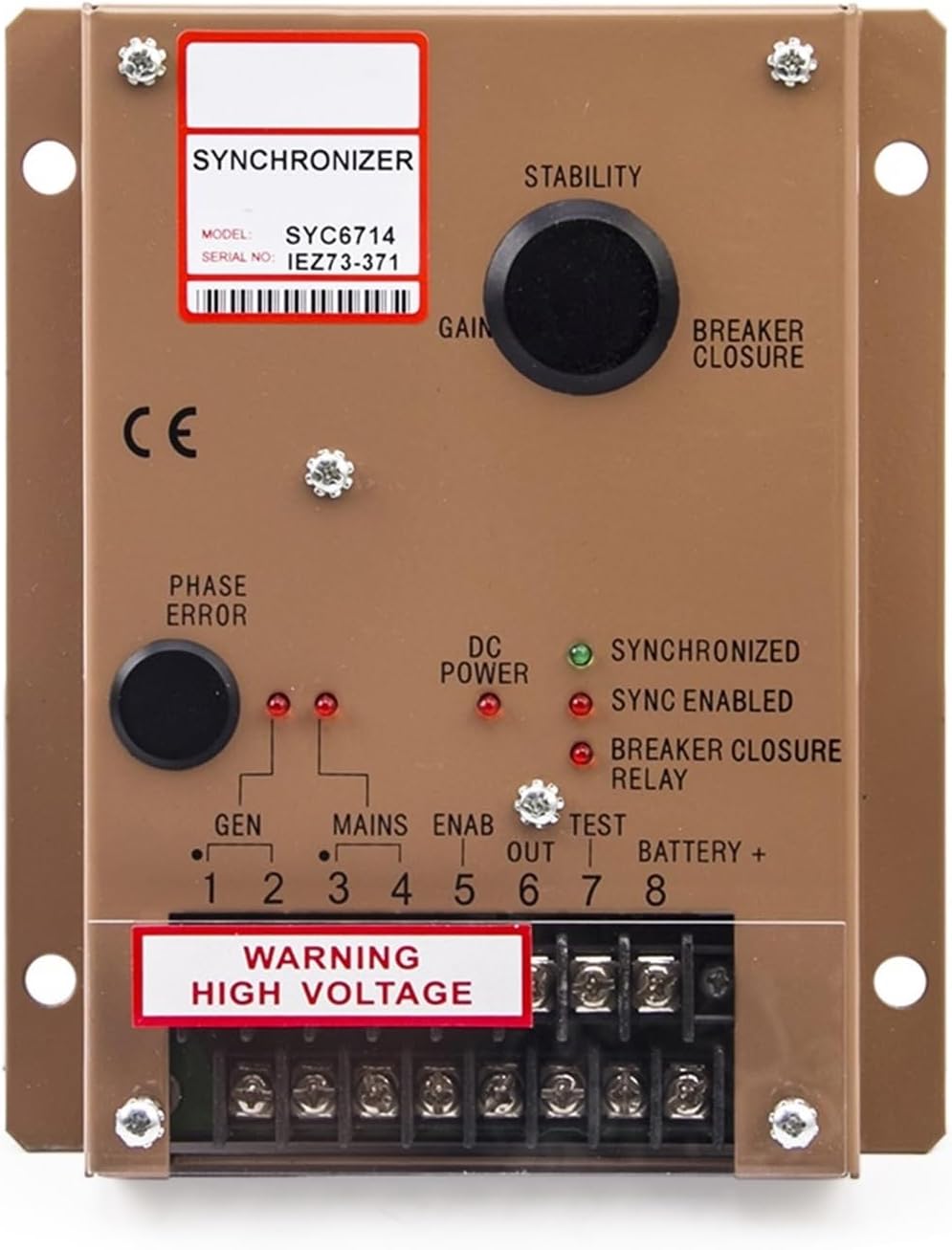 SYC6714 Engine Governor Speed Controller Generator Synchronizer Load Sharing Module DC Motor Control Board Generator Parts