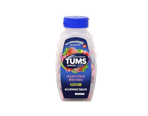 TUMS E-X 750 SURTIDOS BERRIES 96Comprimidos