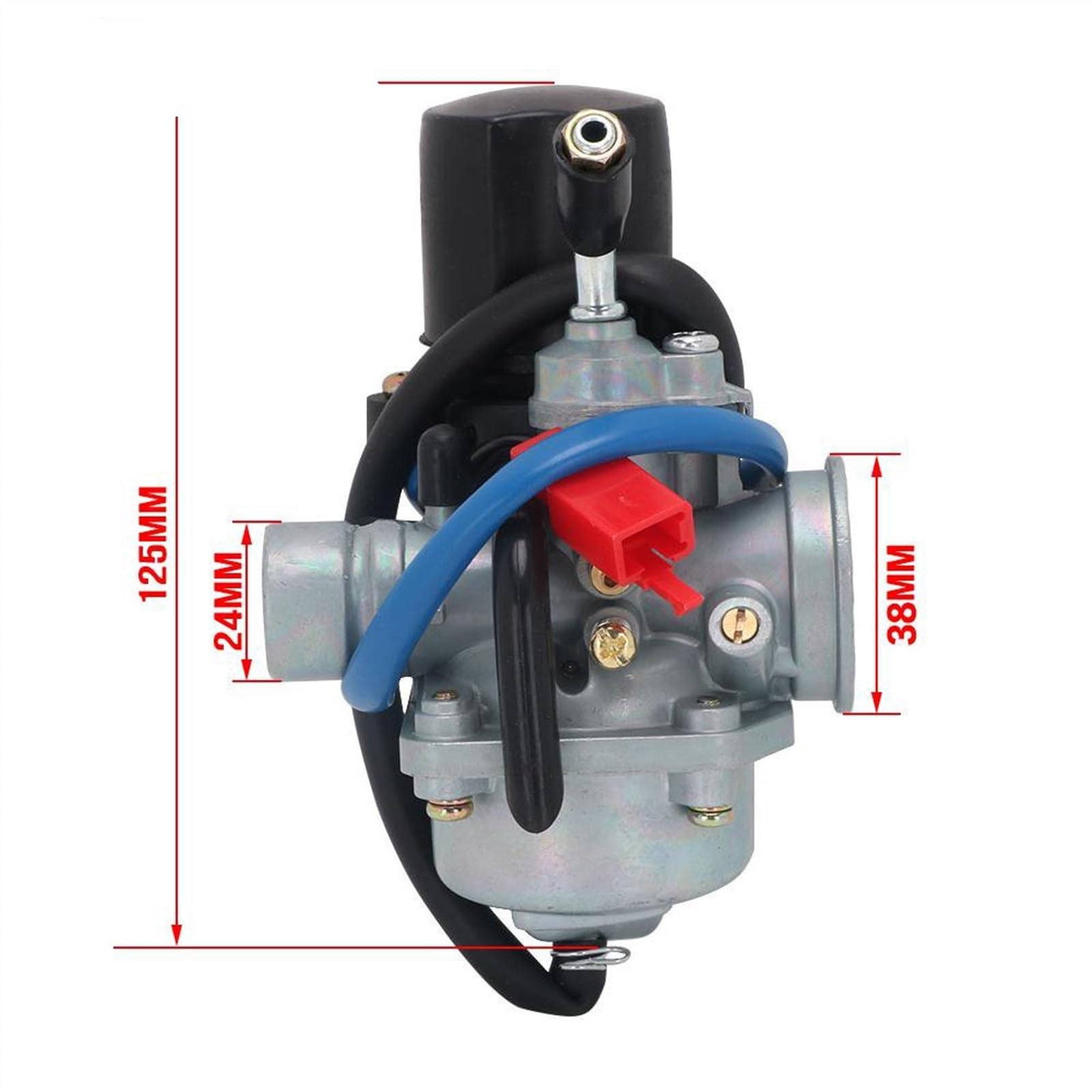 BAYDE Durable Ciclomotor De Carburador De Aleación De Zinc Y Aluminio para Motocicleta para para Jog 50 50cc Scooter 50CC Mini ATV 2 Tiempos Piezas de Repuesto
