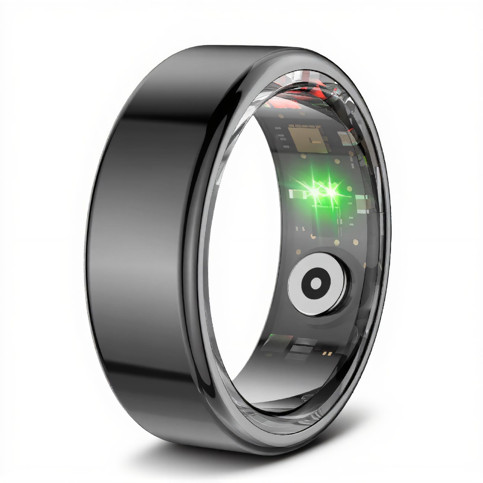 Cuifati Smart Ring Health Tracker, IP68 Waterproof Wearable Fitness Tracker for Women & Men, Sleep Heart Rate Blood Oxygen Pedometer with APP for Daily Use